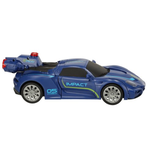 Transformer Revolt TRANSFORMING ROBOT RACER niebie