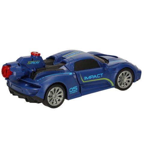 Transformer Revolt TRANSFORMING ROBOT RACER niebie