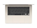 Apple | MacBook Air | Starlight | 15.3 " | IPS | 2880 x 1864 | Apple M2 | 8 GB | SSD 512 GB | Apple M2 10-rdzeniowy GPU | Bez OD