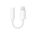 Apple | Przejściówka z Lightning na gniazdo słuchawkowe | Mini-phone stereo 3,5 mm | Żeńska | Męska | Apple Lightning | Biała