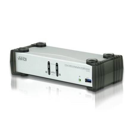 Aten CS1912 2-portowy przełącznik USB 3.0 DisplayPort KVMP™ (kable w zestawie) Aten | 2-portowy przełącznik USB 3.0 DisplayPort
