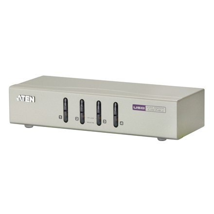 Aten CS74U-A7 4-portowy przełącznik KVM USB VGA/Audio Aten | 4-portowy przełącznik KVM USB VGA/Audio | CS74U-A7 | Miesiące gwara