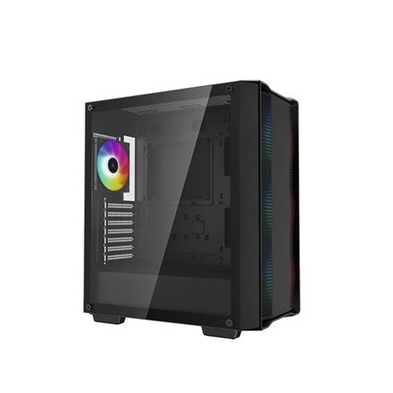 Deepcool | CC560 ARGB V2 | Czarny | Mid Tower | Zasilacz w zestawie Nie | ATX PS2