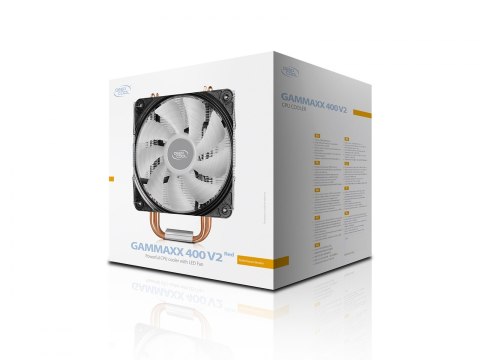 Deepcool | CPU Air Cooler | Gammaxx 400 Red V2 | Intel, AMD | W | Air cooler