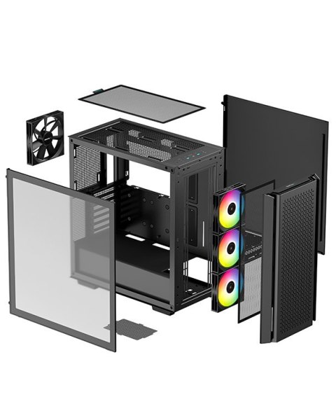 Deepcool | MID TOWER CASE | CG560 | Side window | Black | Mid-Tower | Power supply included No | ATX PS2