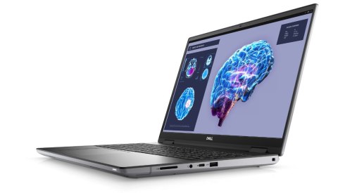Dell Mobilna Stacja Robocza Precision 7680 z procesorem Intel Core i7-13850HX, 16 GB pamięci RAM i dyskiem SSD 512 GB NVIDIA RTX