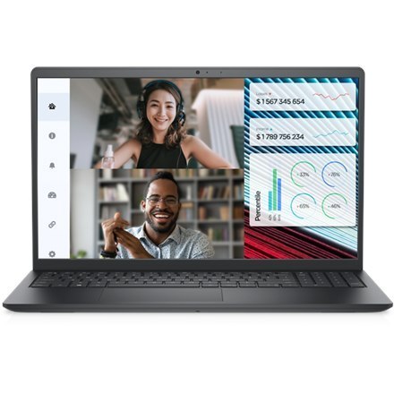 Dell | Vostro 15 3520 | Black | 15.6 " | WVA | FHD | 1920 x 1080 pixels | Anti-glare | Intel Core i3 | i3-1215U | SSD | 8 GB | D