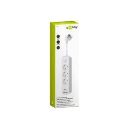 41264 3-drożna listwa zasilająca z przełącznikiem i gniazdami USB | ilość 3