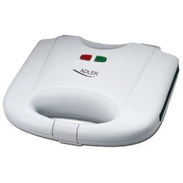 Adler | AD 311 | Gofrownica | 700 W | Liczba porcji 2 | Belgia | Biały