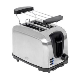 Adler | AD 3222 | Toster | Moc 700 W | Liczba gniazd 2 | Materiał obudowy Stal nierdzewna | Srebrny