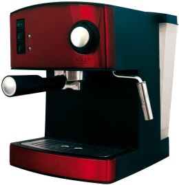 Adler | AD 4404 r | Ciśnienie pompy 15 bar | Półautomatyczna | 850 W | Czerwona
