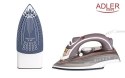 Adler | AD 5030 | Żelazko | Żelazko parowe | 3000 W | Pojemność zbiornika na wodę 310 ml | Ciągła para 20 g/min | Brązowy