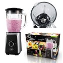 Adler | Blender | AD 4076 | Tabletop | 1000 W | Materiał słoika Szkło | Pojemność słoika 1,5 L | Kruszenie lodu | Czarny