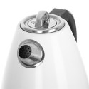 Adler | Czajnik | AD 1343 | Elektryczny | 2200 W | 1,5 L | Stal nierdzewna | Podstawa obrotowa 360° | Biały