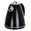 Adler | Czajnik | AD 1343b | Elektryczny | 2200 W | 1,5 L | Stal nierdzewna | Podstawa obrotowa 360° | Czarny