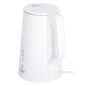 Adler | Czajnik | AD 1345w | Elektryczny | 2200 W | 1,7 L | Stal nierdzewna | Podstawa obrotowa 360° | Biały