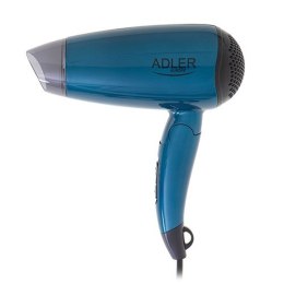Adler | Suszarka do włosów | AD 2263 | 1800 W | Liczba ustawień temperatury 2 | Niebieski