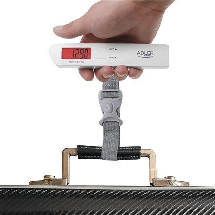 Adler | Travel Luggage Scale | AD 8191 | Maksymalna waga (udźwig) 50 kg | Dokładność 10 g | Szary