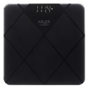 Adler | Waga łazienkowa | AD 8169 | Maksymalna waga (udźwig) 180 kg | Dokładność 100 g | Grafit/czarny