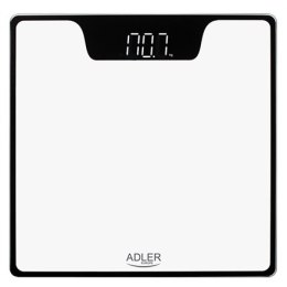 Adler | Waga łazienkowa | AD 8174w | Maksymalna waga (udźwig) 180 kg | Dokładność 100 g | Biały