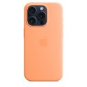 Apple | Silikonowe etui z MagSafe | Etui z MagSafe | Apple | iPhone 15 Pro | Silikon | Pomarańczowy Sorbet