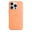 Apple | Silikonowe etui z MagSafe | Etui z MagSafe | Apple | iPhone 15 Pro | Silikon | Pomarańczowy Sorbet