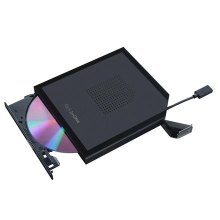 Asus | SDRW-08V1M-U | Zewnętrzny | Napęd DVD±RW (±R DL) | Czarny | USB-C