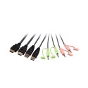 Aten | 2-portowy przełącznik KVM USB 4K HDMI ze zdalnym przełącznikiem portów | CS22H-AT | Miesiące gwarancji