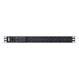 Aten PE0110SG-AT-G Podstawowa jednostka PDU 1U z ochroną przeciwprzepięciową 10A | Aten