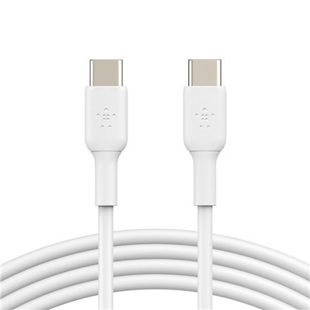 Belkin | Kabel USB-C | Męski | 24-pinowy USB-C | Męski | Biały | 24-pinowy USB-C | 2 m