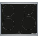 Bosch | PIE645BB5E Seria 4 | Płyta | Indukcyjna | Liczba palników/stref gotowania 4 | Dotykowa | Timer | Czarna