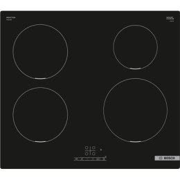Bosch | PUE611BB6E Seria 4 | Płyta | Indukcyjna | Liczba palników/stref gotowania 4 | Dotykowa | Timer | Czarna