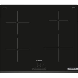 Bosch | PUE63KBB6E | Płyta | Indukcyjna | Liczba palników/stref gotowania 4 | Dotykowa | Timer | Czarna