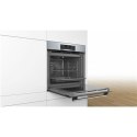 Bosch | Piekarnik | HBA171BS1S | Wielofunkcyjny | 71 L | Stal szlachetna | Szerokość 60 cm | Pyroliza | Sterowanie dotykowe | Wy