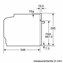 Bosch | Piekarnik | HBG7221B1 | 71 L | Elektryczny | Hydrolityczny | Dotykowy | Wysokość 59,5 cm | Szerokość 59,4 cm | Czarny