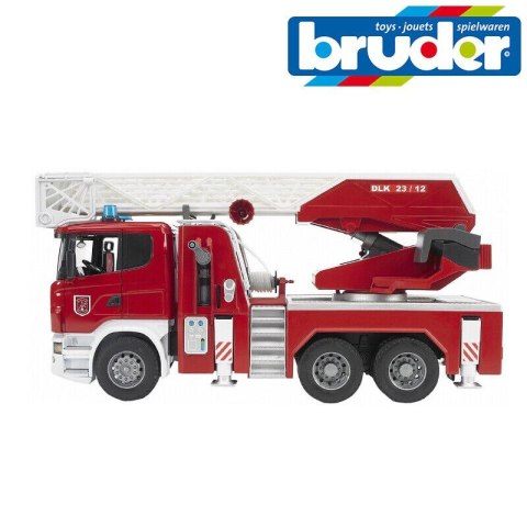 BRUDER Car SCANIA R Fire Engine With Water Pump