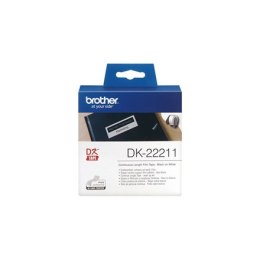 Brother | DK-22211 | Labels | Thermal | White | Roll (2.9 cm x 15.2 m)