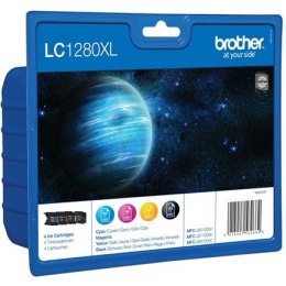 Brother LC | 1280XL Value Pack | Czarny | Żółty | Cyjan | Magenta | Wkład atramentowy