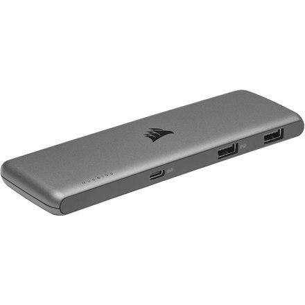 Corsair | 7-Port Expansion Hub, USB-C/USB-A | USB100 | Porty Ethernet LAN (RJ-45) | Ilość portów USB 3.0 (3.1 Gen 1) | Ilość por
