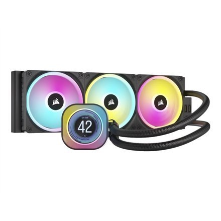 Corsair iCUE LINK H150i LCD Liquid CPU Cooler, Black Corsair