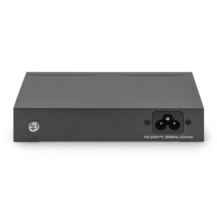 Digitus | 4-portowy gigabitowy przełącznik PoE | DN-95330-1 | Niezarządzany | Biurkowy | Ilość portów 10/100 Mb/s (RJ-45) | Iloś