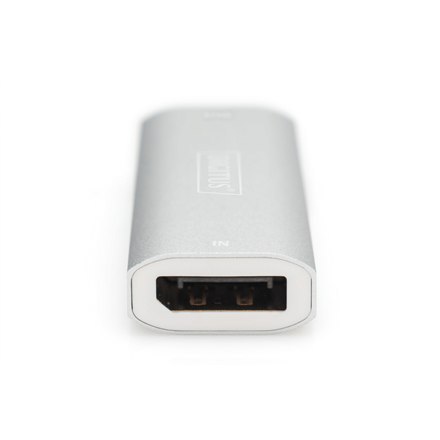 Digitus | 8K DP Repeater 30 m | DS-55524 | Repeater umożliwia przedłużenie sygnału DP do 30 m. Odpowiada to standardowi VESA Dis
