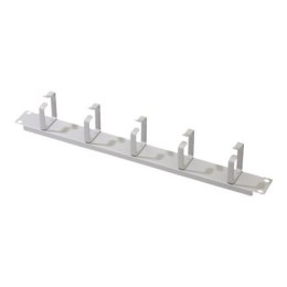 Digitus | Panel zarządzania kablami z pierścieniami kablowymi do szaf 483 mm (19
