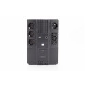 Digitus | UPS All-in-One | UPS All-in-One, 600VA/360W, LED 12V/7Ah x1, 4x CEE 7/7, 3x IEC C13, USB, RJ45 | 600 VA | 360 W | V