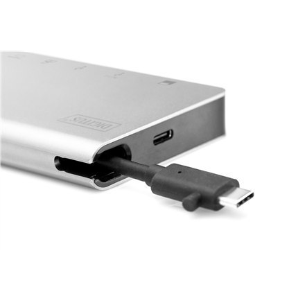 Digitus | USB-C Multiport Travel Dock | DA-70866 | Stacja dokująca | Porty Ethernet LAN (RJ-45) 1 | Porty VGA (D-Sub) 1 | Porty