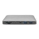 Digitus | Uniwersalna stacja dokująca | Stacja dokująca | Porty Ethernet LAN (RJ-45) | Ilość portów VGA (D-Sub) | Ilość portów D