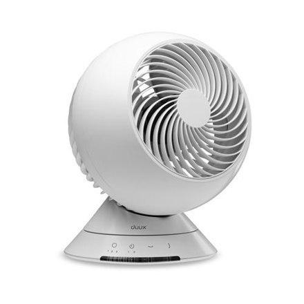 Duux | Fan | Globe | Table Fan | White | Diameter 26 cm | Number of speeds 3 | Oscillation | 23 W | Yes
