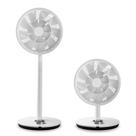 Duux | Smart Fan | Whisper Flex | Stand Fan | White | Diameter 34 cm | Number of speeds 26 | Oscillation | 3-27 W | Yes | Timer