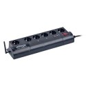 EnerGenie EG-PMS2-LANSW - surge protector | Output Connector Qty 5 | Black