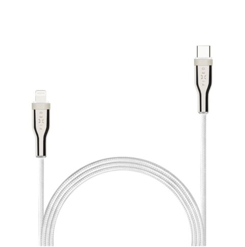 Fixed | Braided Cable USB-C/Lightning, 2 m | FIXDB-CL2-WH